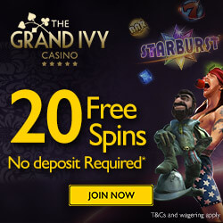 the grand ivy casino bonus
